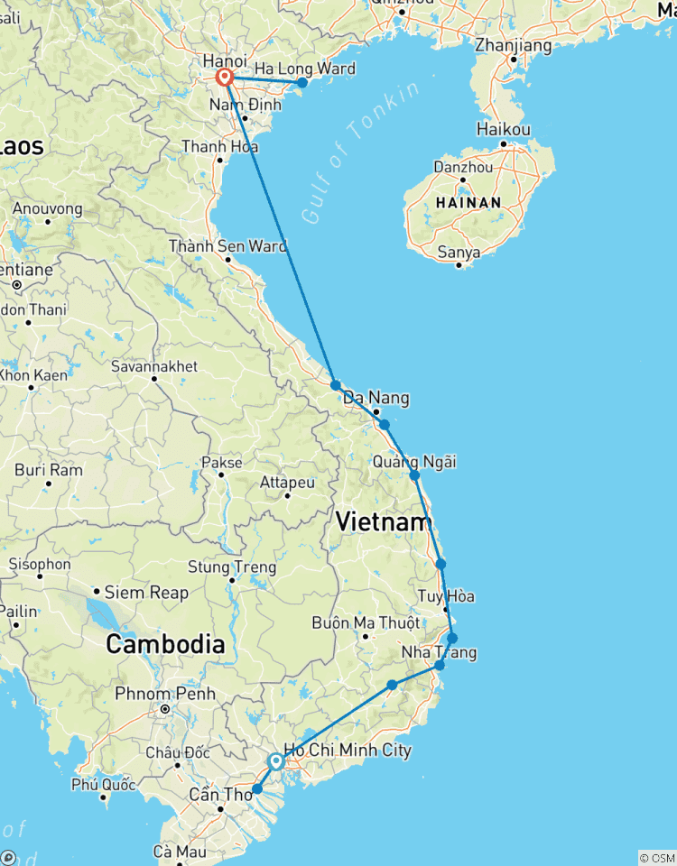 Visite guidée à vélo au Vietnam - vélo E circuit