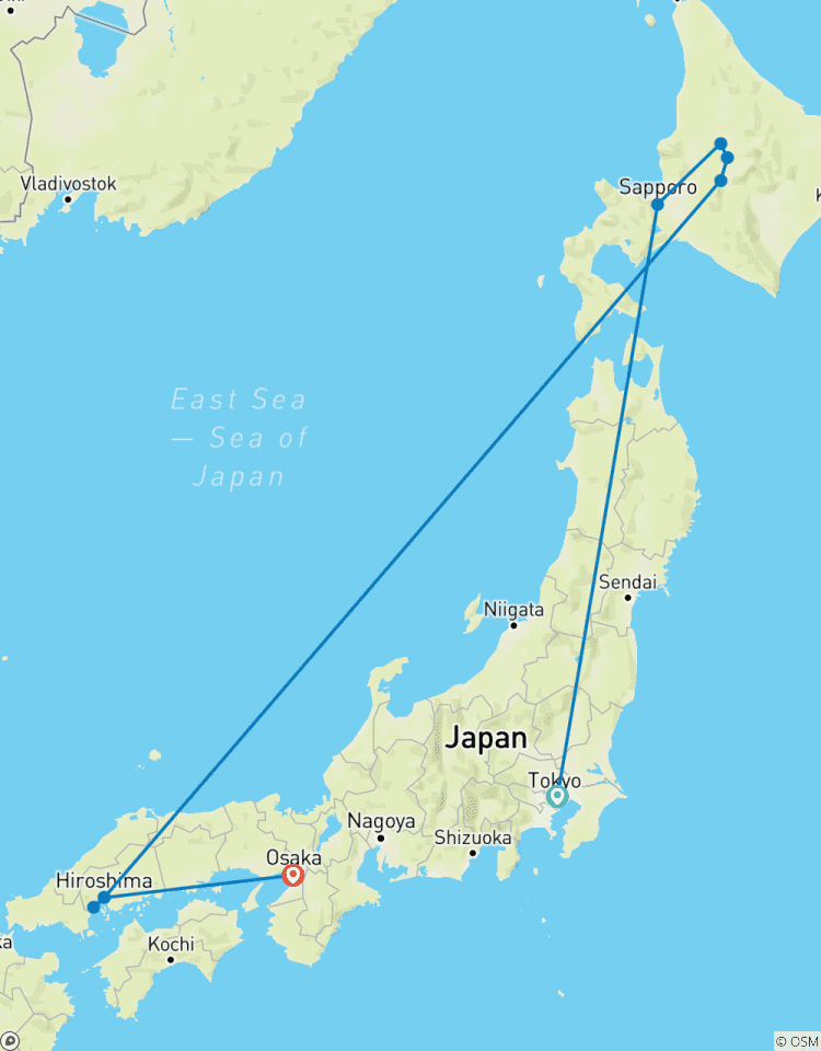 Land der aufgehenden Sonne: 12-tägige Tour durch das ikonische Japan Rundreise