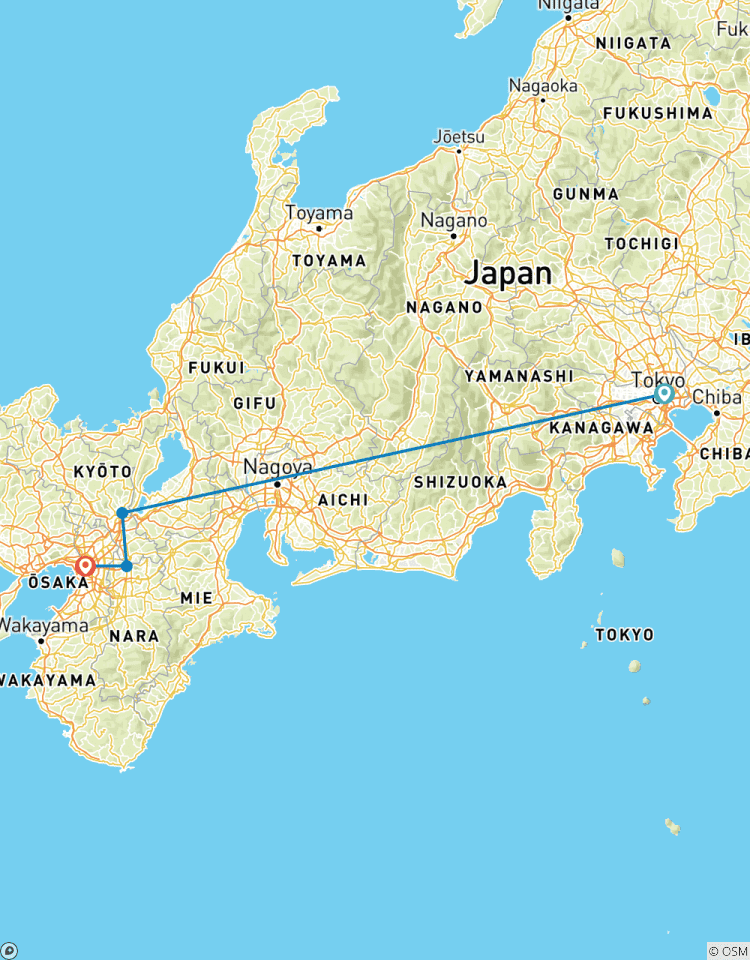 6 Tage Japan\'s Adventure Classis (Privater Reiseführer und Fahrer)- Umetravel Rundreise