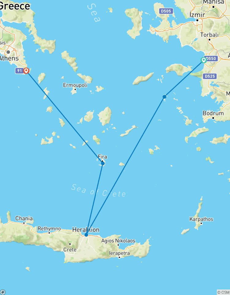 3 Day Cruise to the Greek Islands from Kusadasi Tour