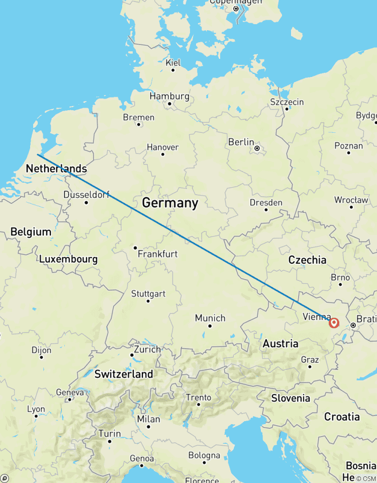 7 jours Amsterdam et Vienne circuit