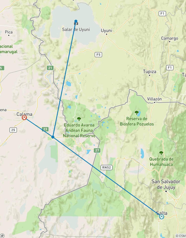 Atacama desert and Uyuni salt flat - Group Adventure - Bolivia Chile and Argentina Tour