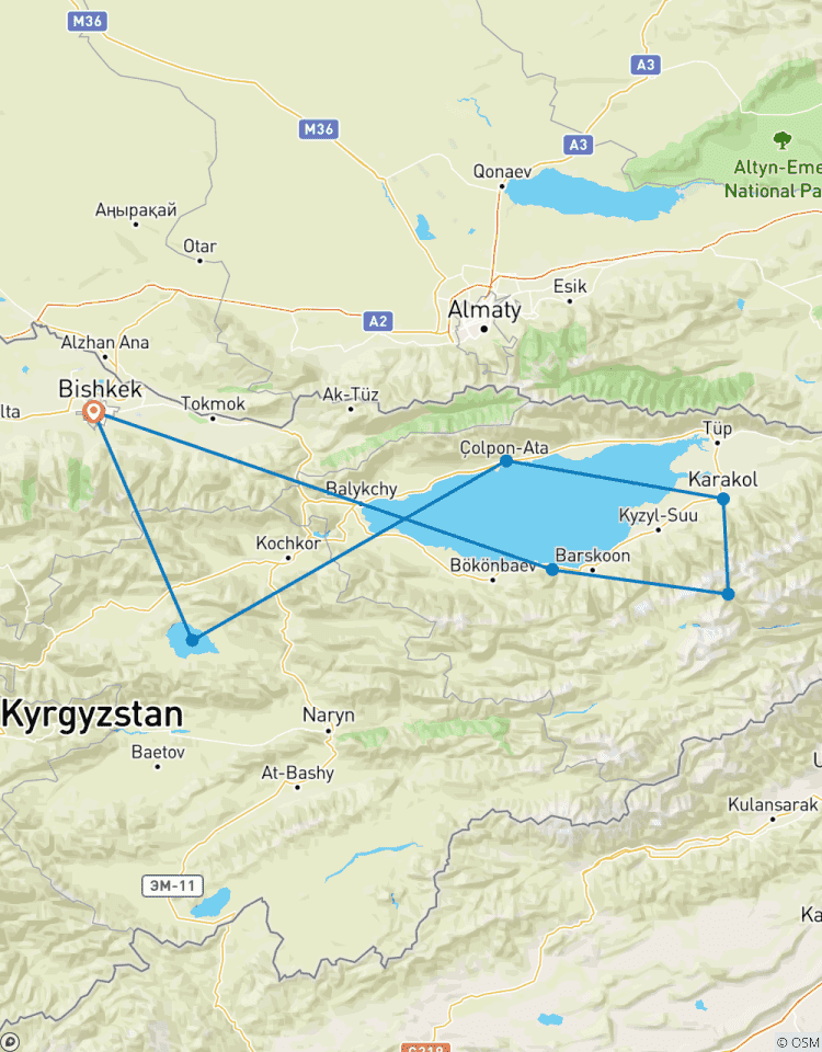 4 Tage Son-Kul und Issyk-Kul Seerundfahrt Rundreise