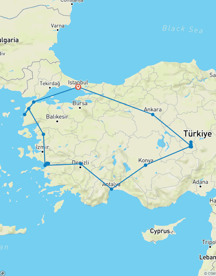 La Turquie à découvert : 12 jours de merveilles intemporelles - Circuit en petit groupe circuit