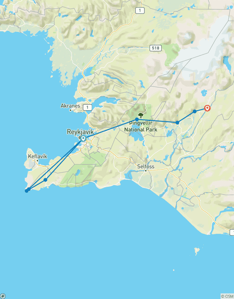 Circuito 5 Días Reikiavik Islandia y Aventura Eclipse Solar Grupo Más Grande