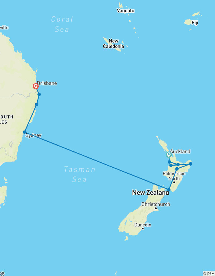 Australia and New Zealand: Surf Camps & Kiwi Highlights Tour