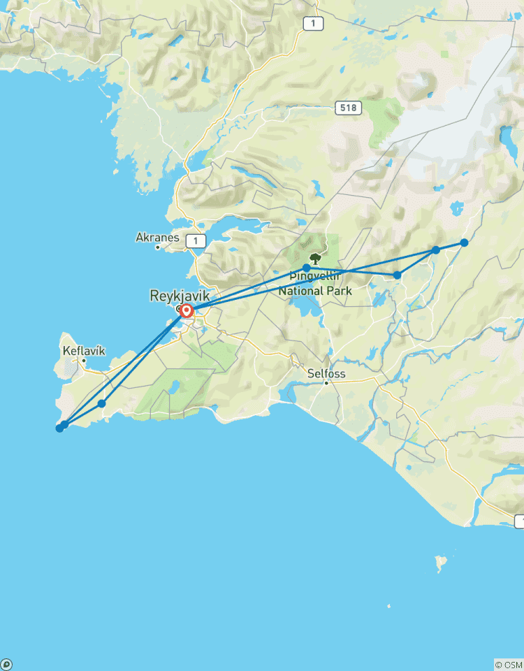 Circuito 5 Días Reikiavik Islandia y Aventura Eclipse Solar en el Mar Grupo Más Grande