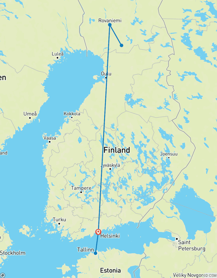 Circuito Finlandia en 8 días - Helsinki y Rovaniemi