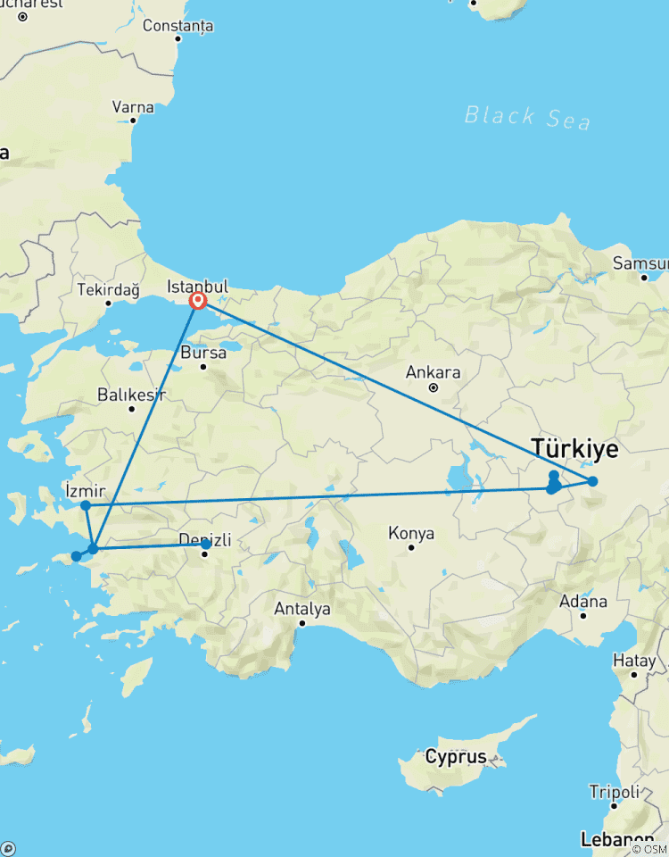 10 Tage Highlights der Türkei mit der Insel Samos Rundreise