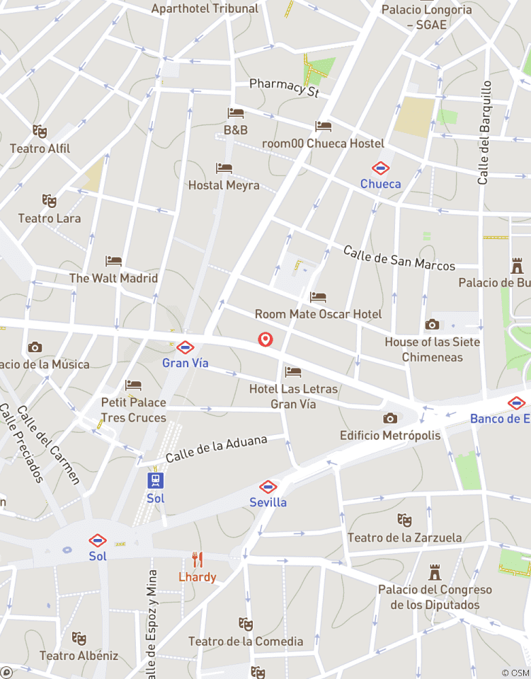Circuit de 4 jours à Madrid avec location de voiture circuit