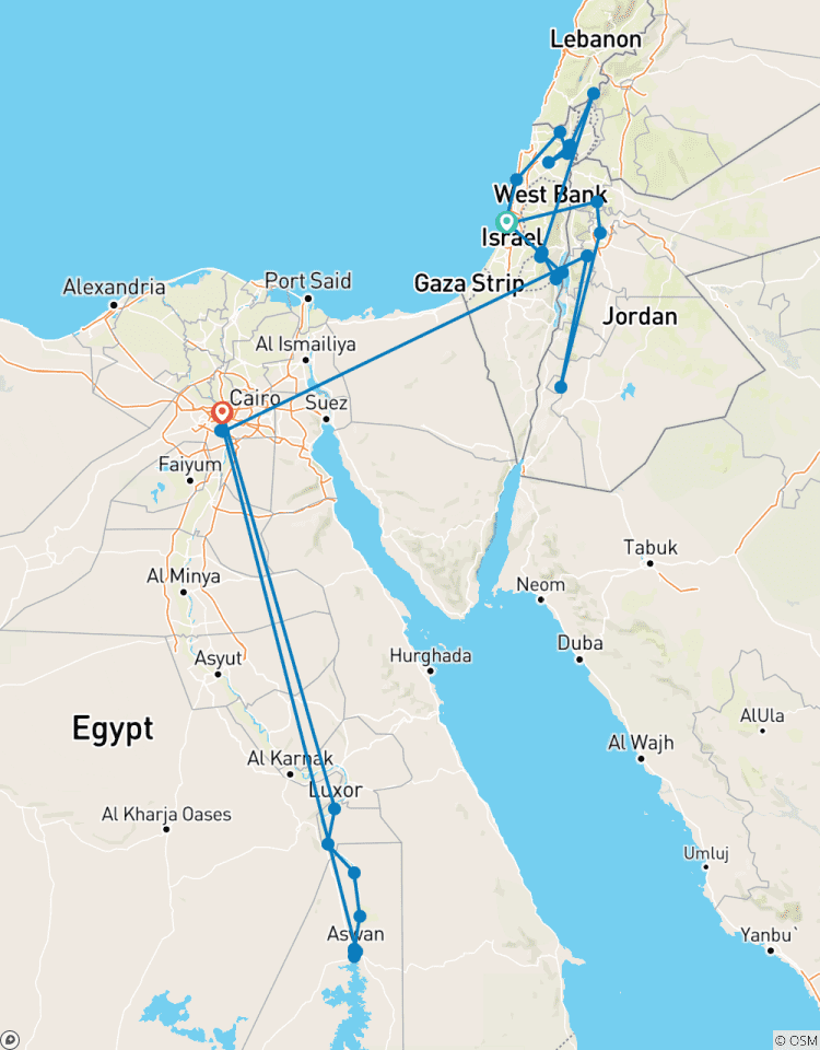 Holyland Israel, Jordan & Egypt Tour - 17 Days Tour