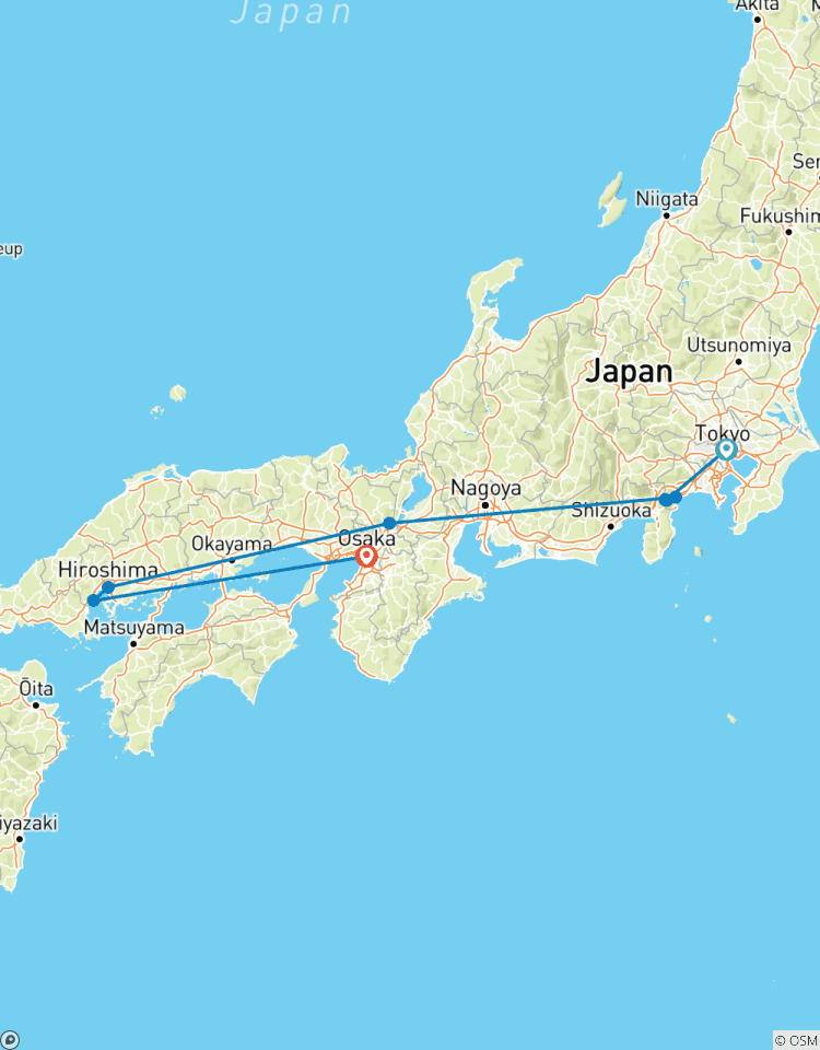 7 jours Essential Japan(Private Guide and Driver)- Umetravel circuit