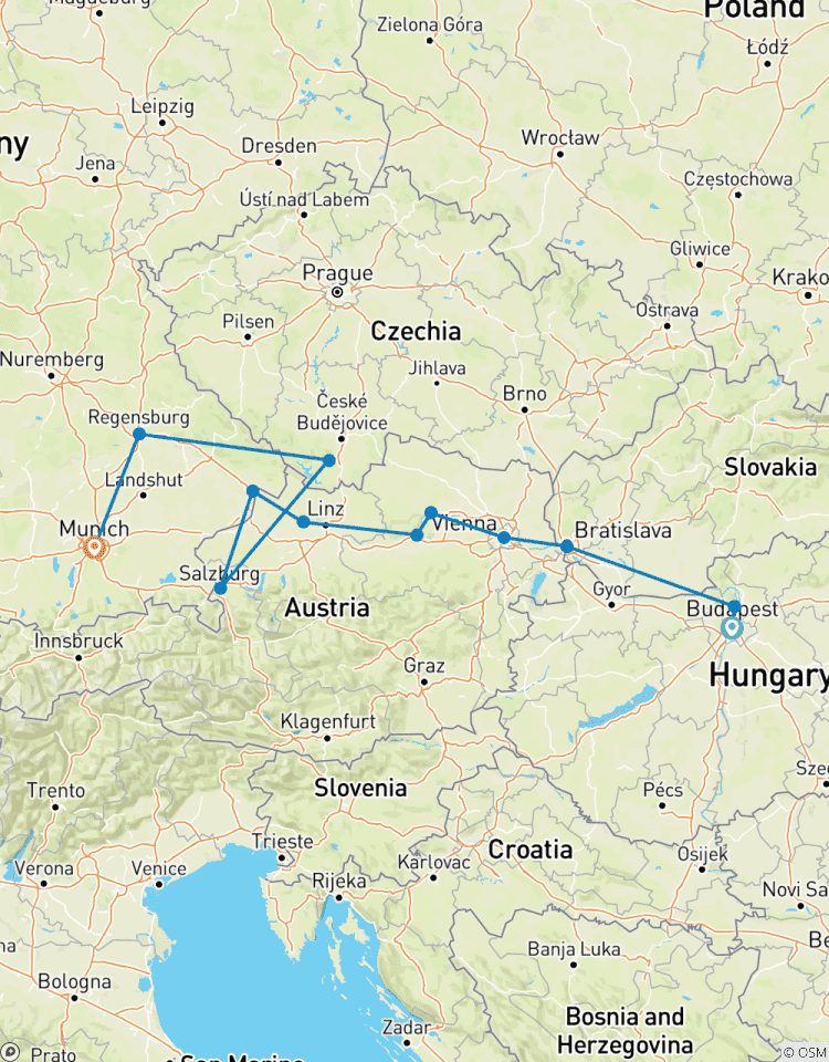 Gems of the Danube 2026|2027 - 8 Days Tour