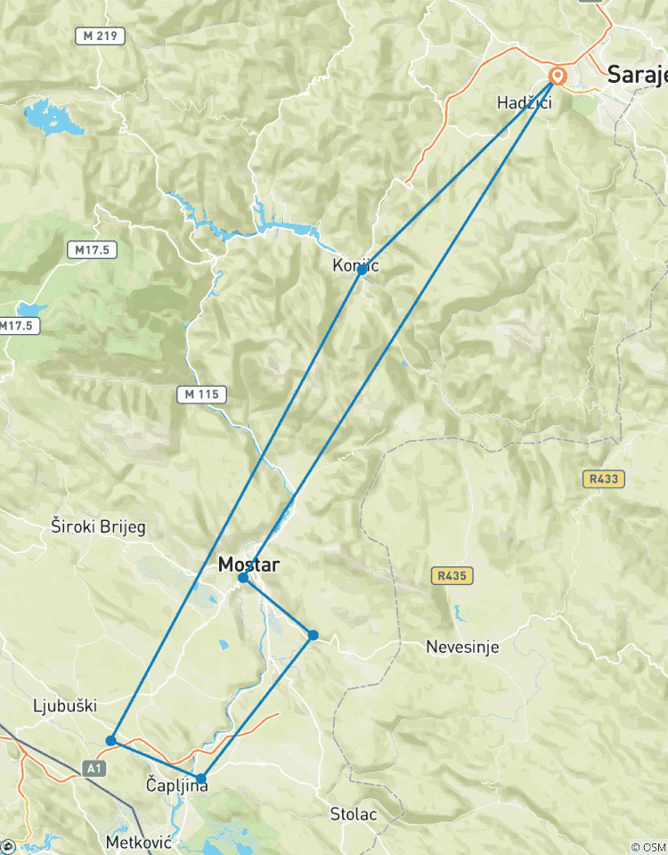 Circuito Tres días en Bosnia y Herzegovina