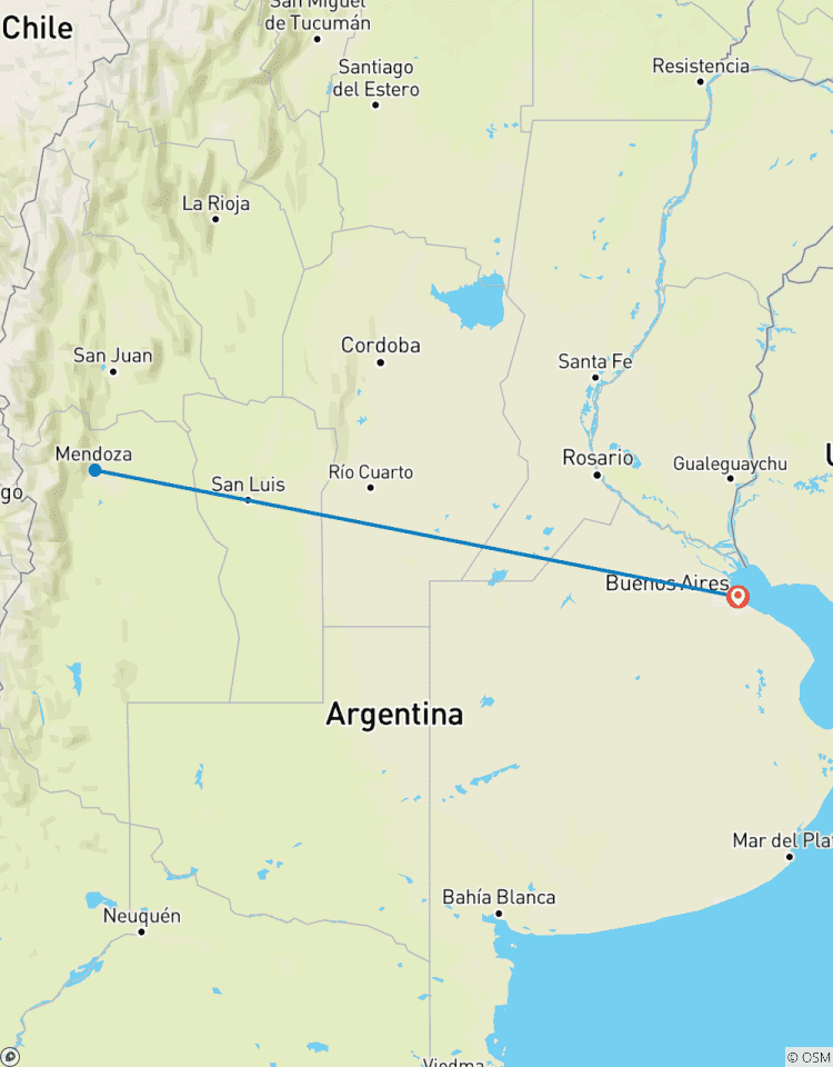 7 Days of Nature Adventures in Buenos Aires & Mendoza Tour