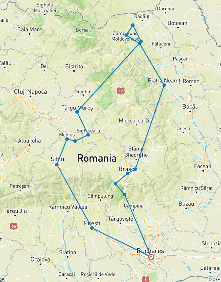 Transylvania and the Painted Monasteries - Self Drive Tour Tour