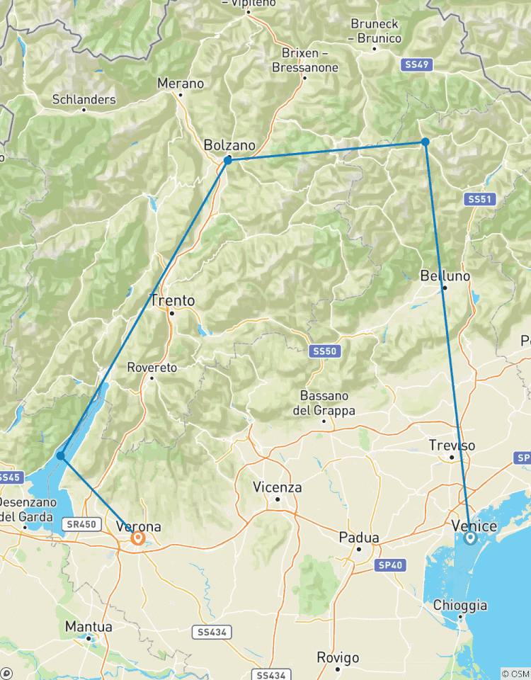 Circuito Esplendor Alpino: Un viaje por los Dolomitas, el Tirol del Sur y el Lago de Garda