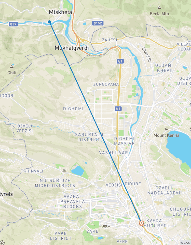 Circuito Mtsjeta - antigua capital de Georgia