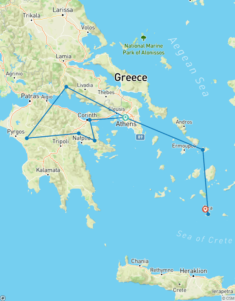 Circuito Joyas de Grecia con Mykonos y Santorini - 10 días