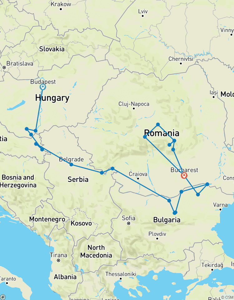 Oost-Europa & Balkan onthuld met Transsylvanië 2026|2027-rondreis
