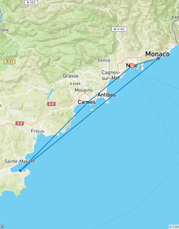 5 Day Nice and Monaco Tour