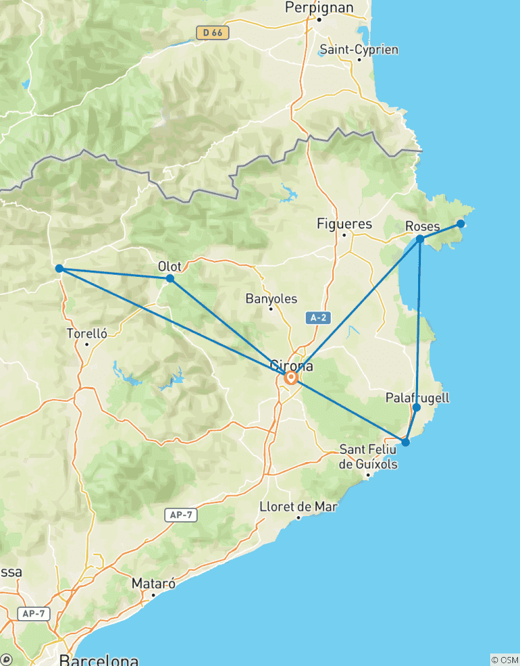 Cyclisme en Catalogne circuit