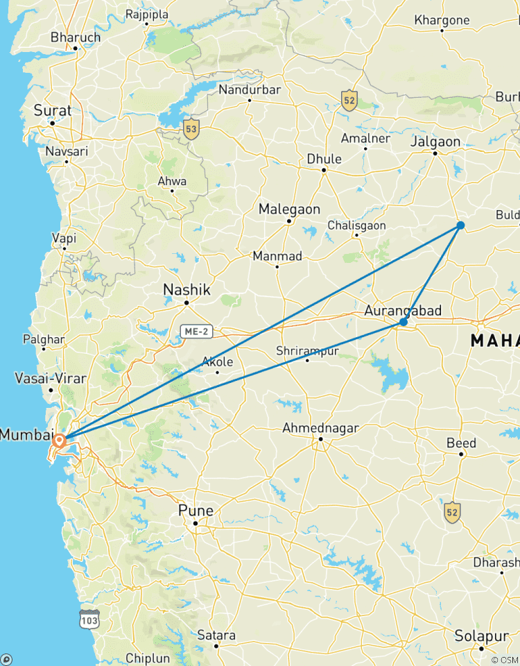Circuito Lo más destacado de Bombay y la grandeza de Ajanta y Ellora