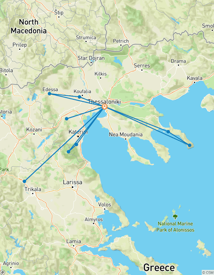 Circuito Tesoros del Norte de Grecia - Programa Completo 8 Días/ 7 Noches