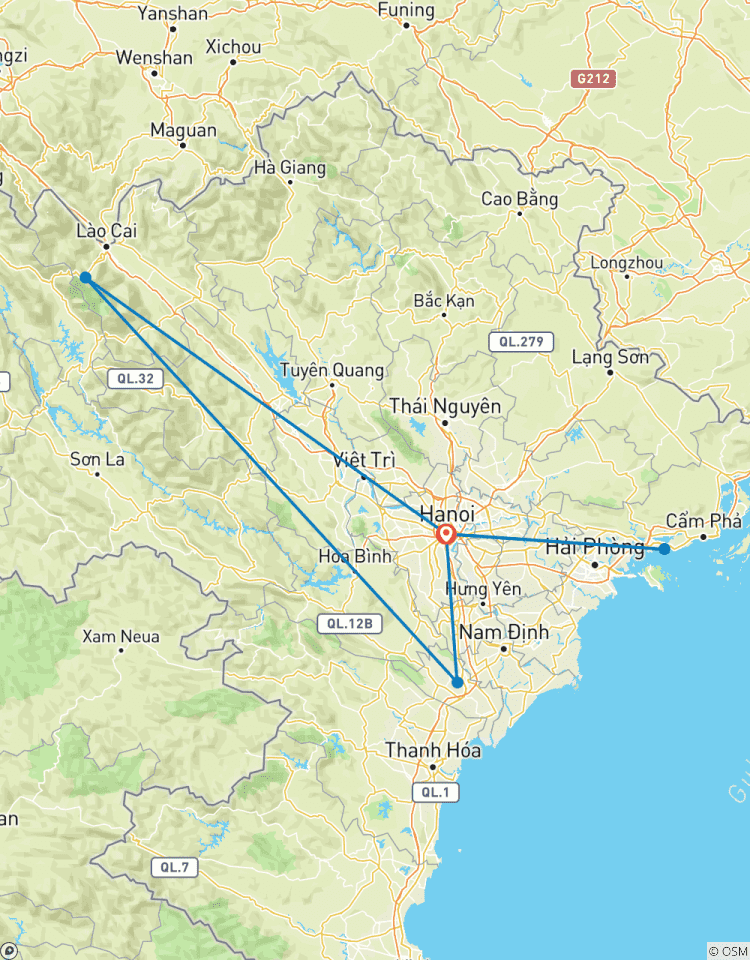 Circuito Descubre las Maravillas del Norte de Vietnam 7 días Hanói, Sapa, Halong.