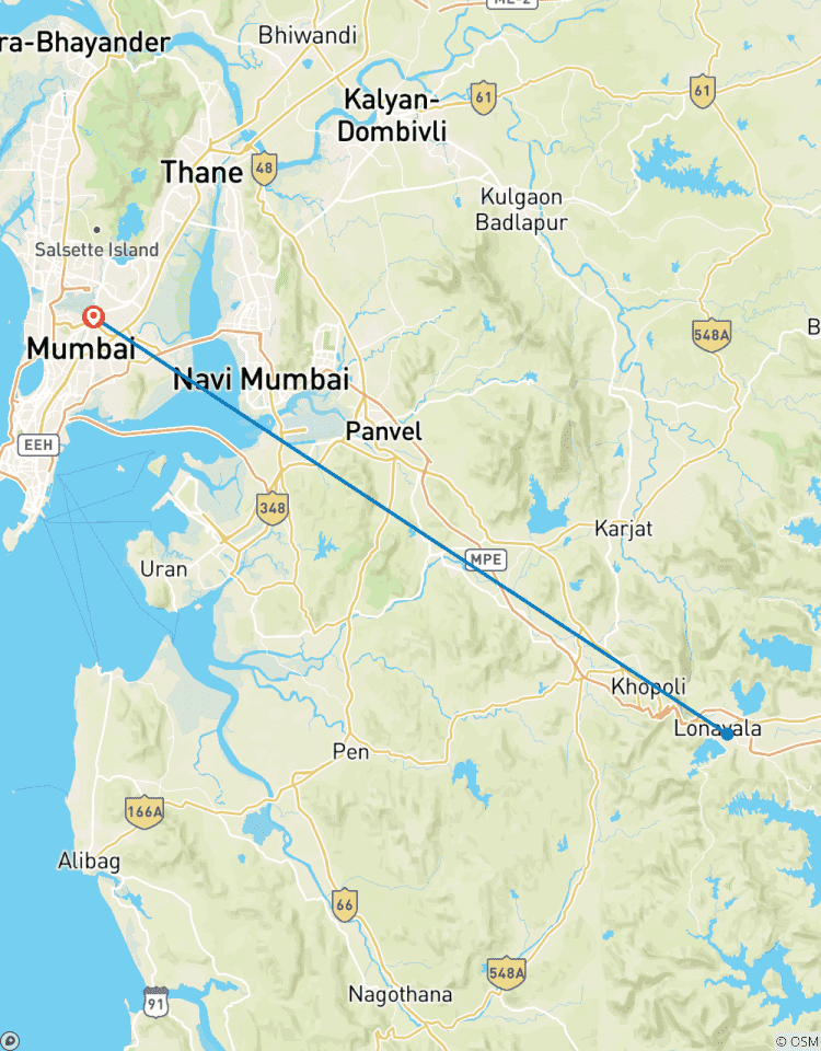 Circuito Lo último en Naturaleza y Ciudad - Bombay y Lonavala