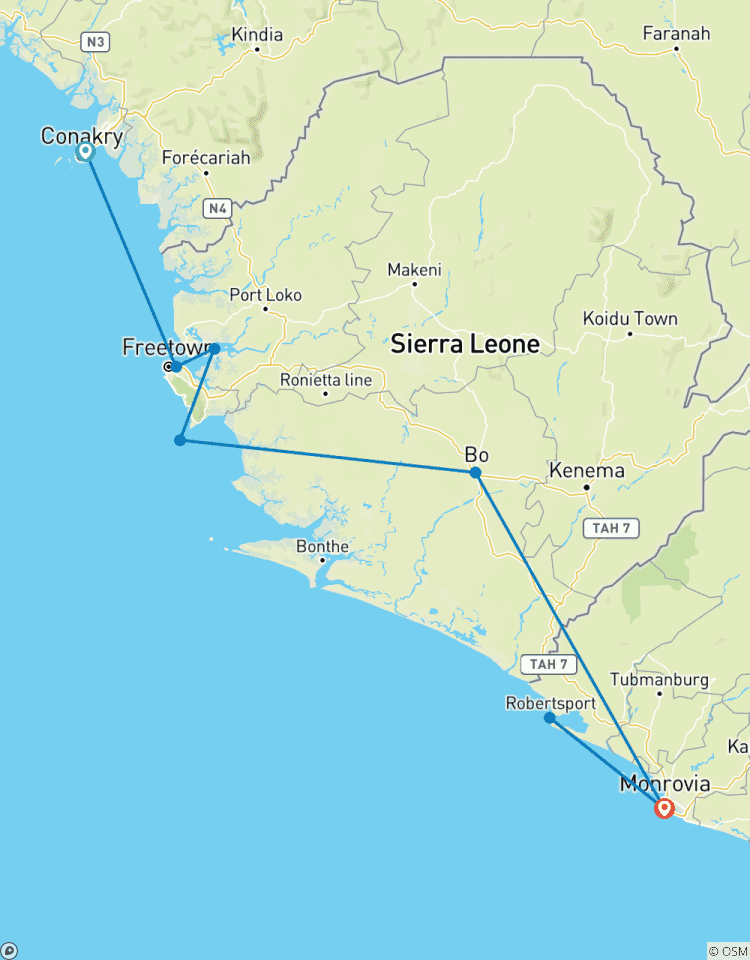 Circuito Explorador de África Occidental - Guinea, Sierra Leona y Liberia