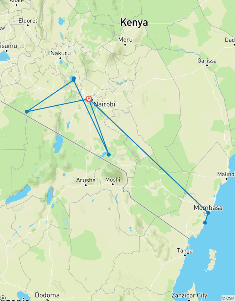 Les Big Five du Kenya et le bonheur de la plage : 4 et 5 étoiles avec tous les repas inclus circuit