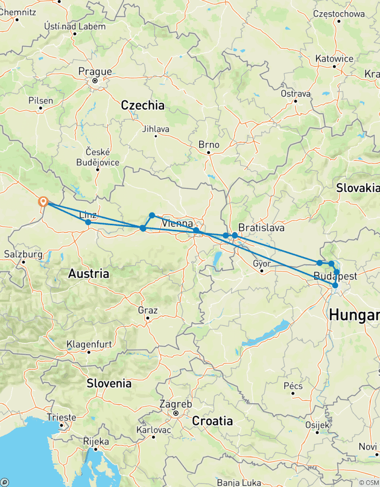 Danube Rhapsody (Passau - Passau) (13 destinations) Tour