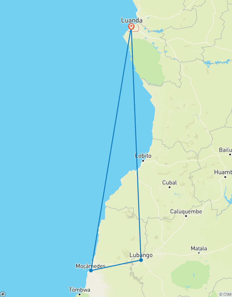 Abenteuer Südangola 10 Tage/ 9 Nächte Rundreise