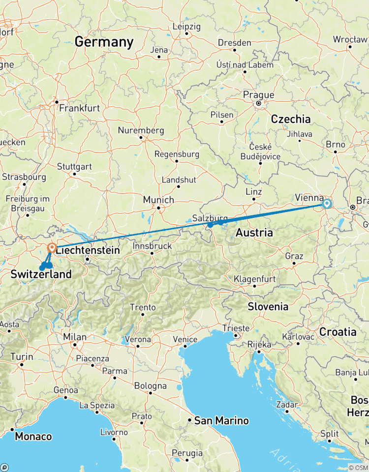 7 Day Vienna And Zurich By Train Tour