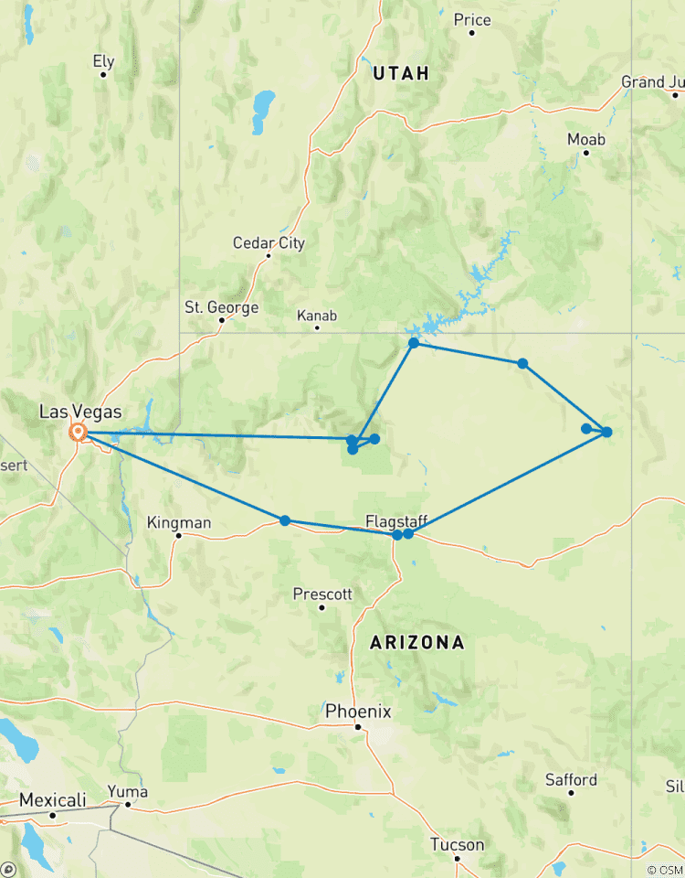 Circuito Historia nativa del Oeste - Gran Cañón y Nación Navajo