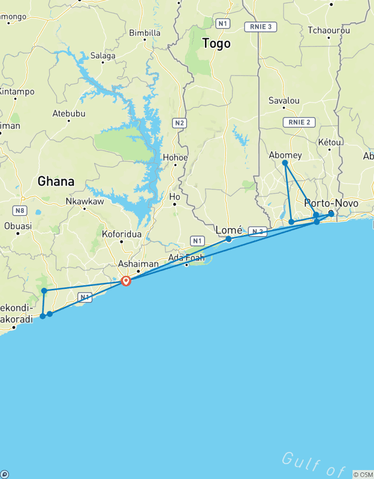 Ghana, Togo & Benin : Erbe und Rituale Rundreise
