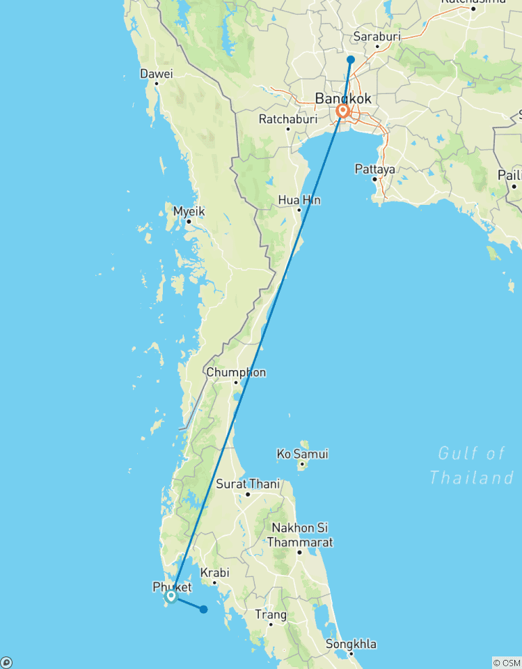 Gelassenes Phuket und glückseliges Bangkok Rundreise