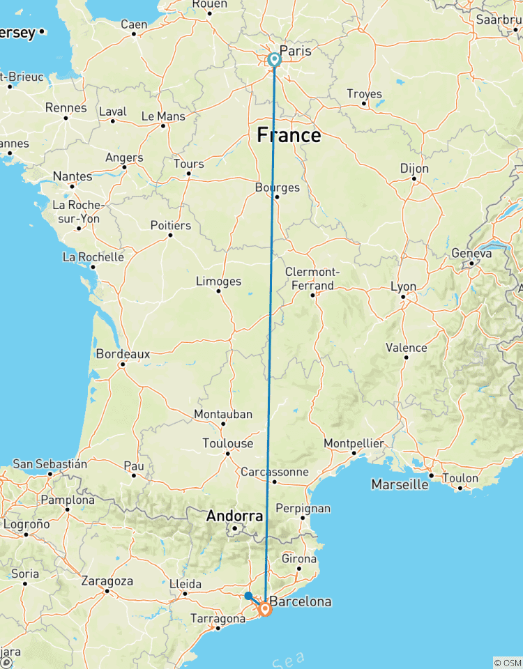 Paris and Barcelona in a Week Tour