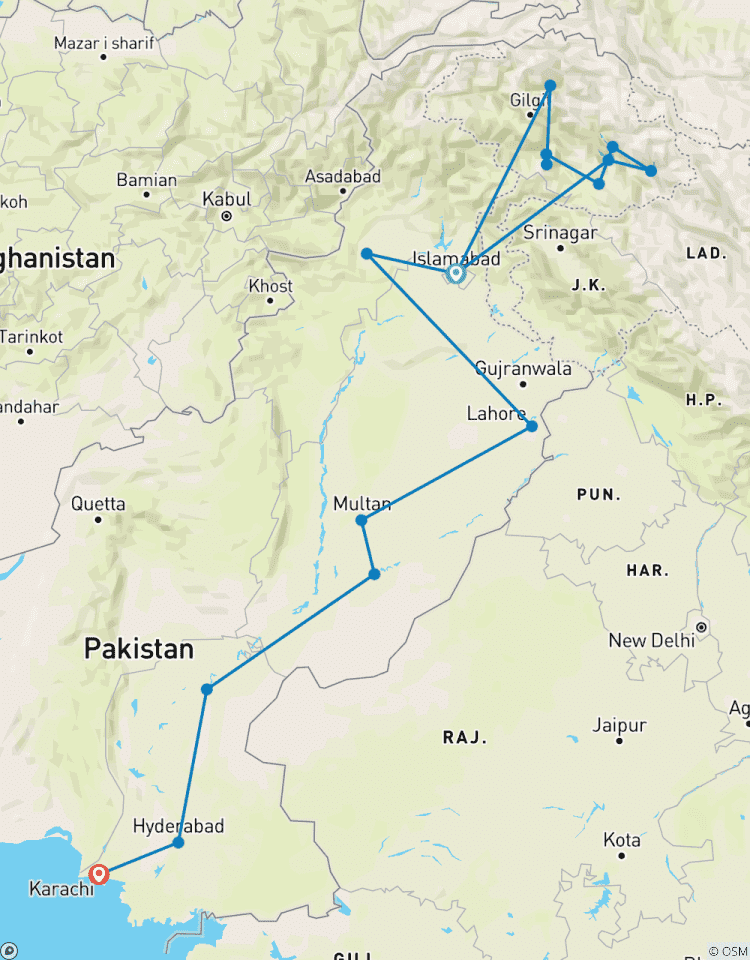 Alle Pakistan Tour Rundreise