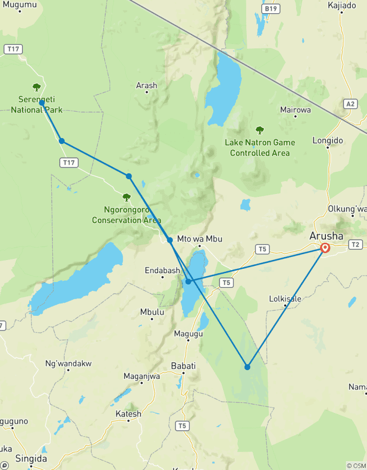 Circuito Expedición a los Cinco Grandes de Tanzania - Una semana de descubrimiento salvaje