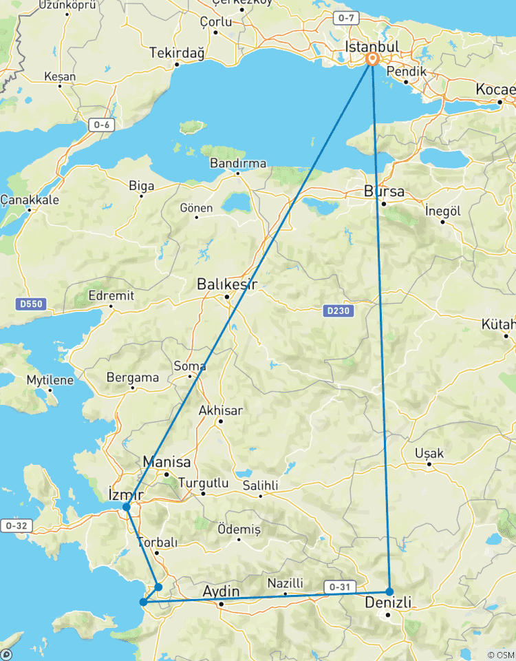 Circuito Éfeso y Pamukkale en 2 días - Maravillas antiguas desde Estambul
