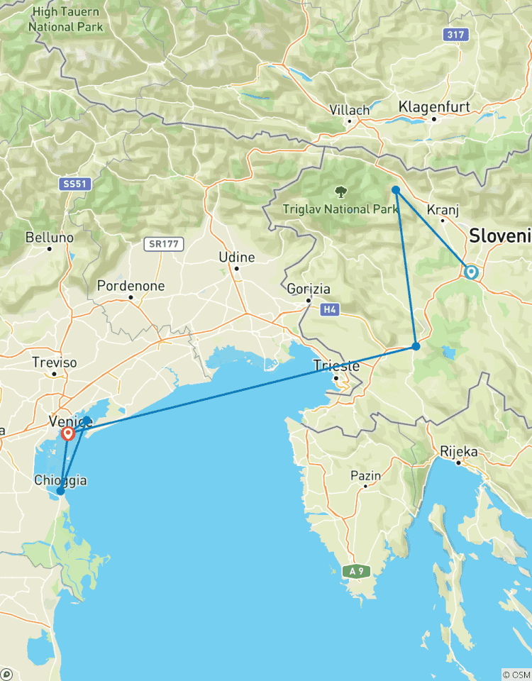 Slovenia, Venice & the Jewels of Veneto (2026) (Ljubljana to Venice, 2026) Tour