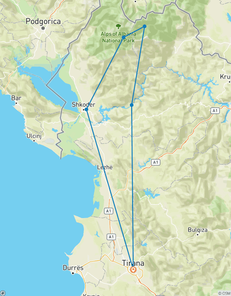 Circuito 3 Días de Senderismo a los Alpes Albaneses , paso de Valbona