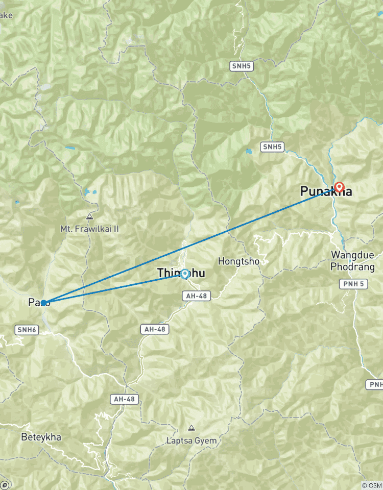 Circuit au Bhoutan : Thimphu, Punakha, Vallée de Paro (5N|6D) circuit