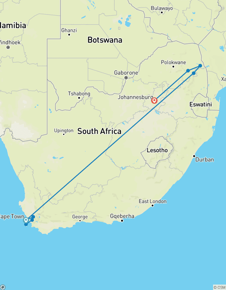 Ultimative Luxus-Safari durch Südafrika - 7 Tage Fly In Rundreise