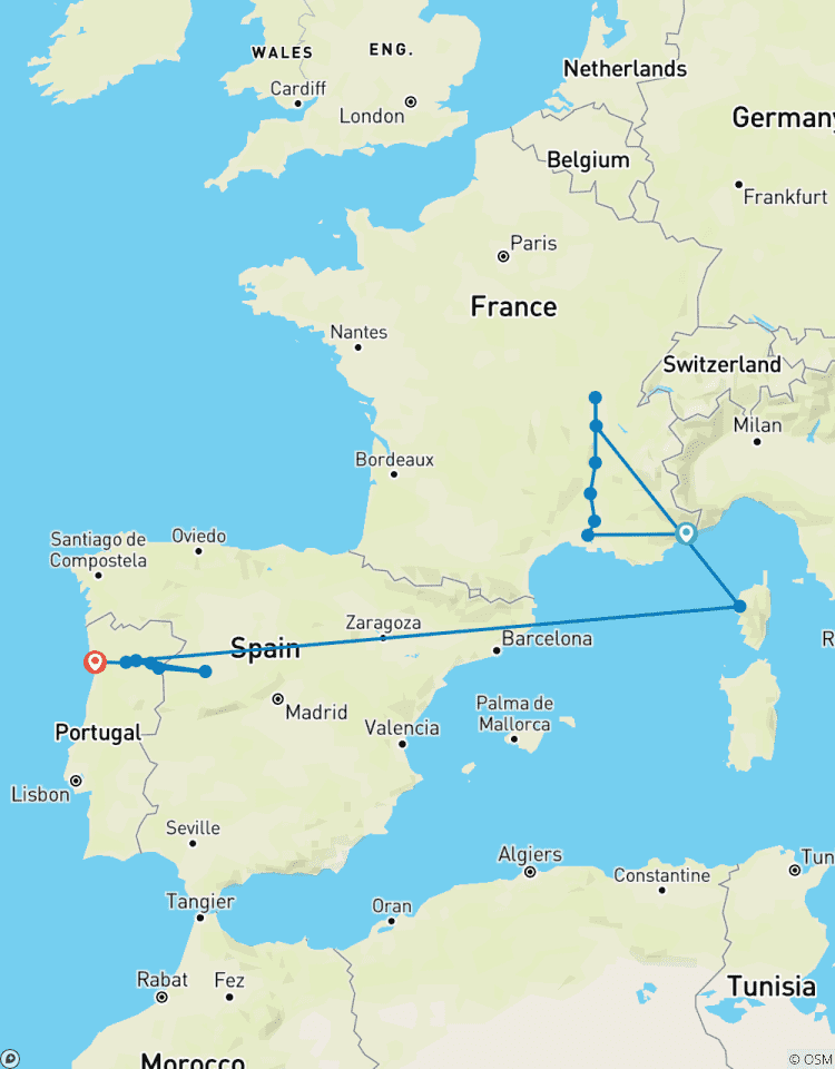 Discover the Rivers of France & Portugal 2026 - 15 Days (14 destinations) Tour