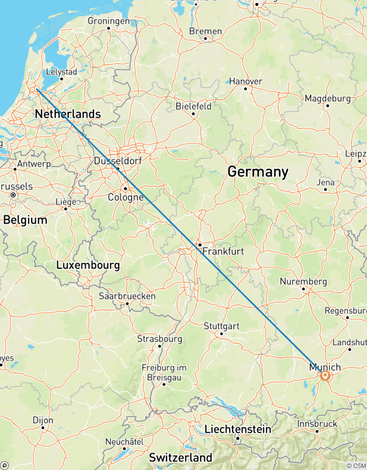 7 Day Amsterdam And Munich By Train Tour