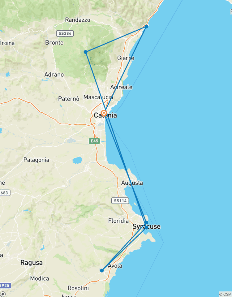 Wunderbares von Sizilien und Catania Rundreise