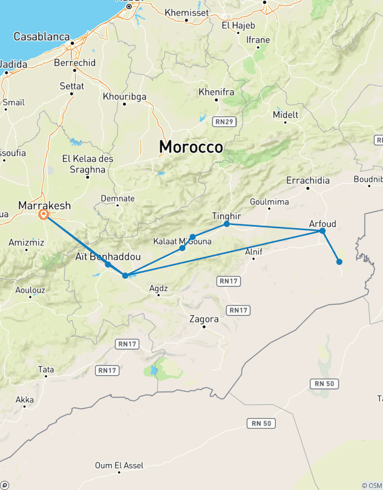 3 Days Merzouga Desert Tour from Marrakech (Groupe Tour) Tour
